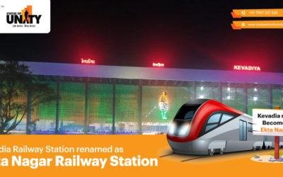 Kevadia Railway Station renamed as Ekta Nagar Railway Station – Kevadia now become Ekta Nagar