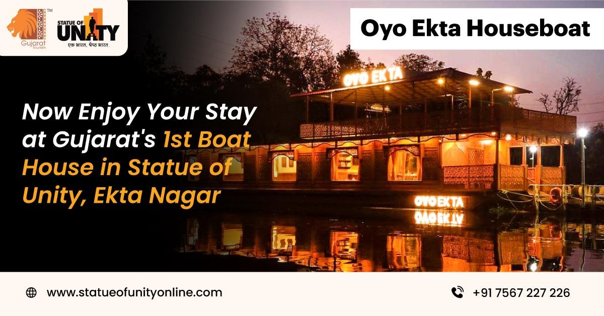Oyo Houseboat at Statue of Unity