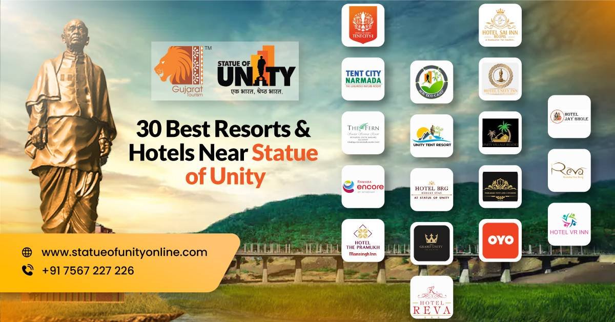 Hotels Near Statue of Unity Rajpipla, Kevadia, Gujarat