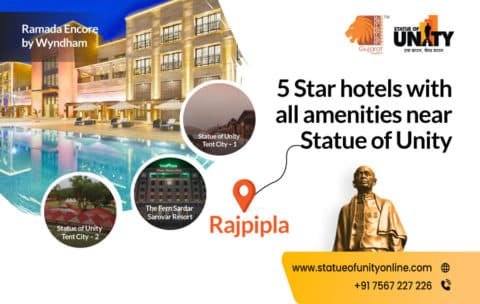 5 Star hotels near Statue of Unity, Rajpipla