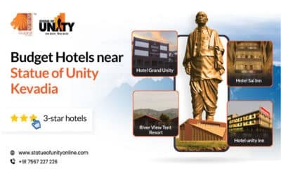 Budget Hotels & 3 Star Tented Resort near Statue of Unity, Ekta Nagar (Kevadia)