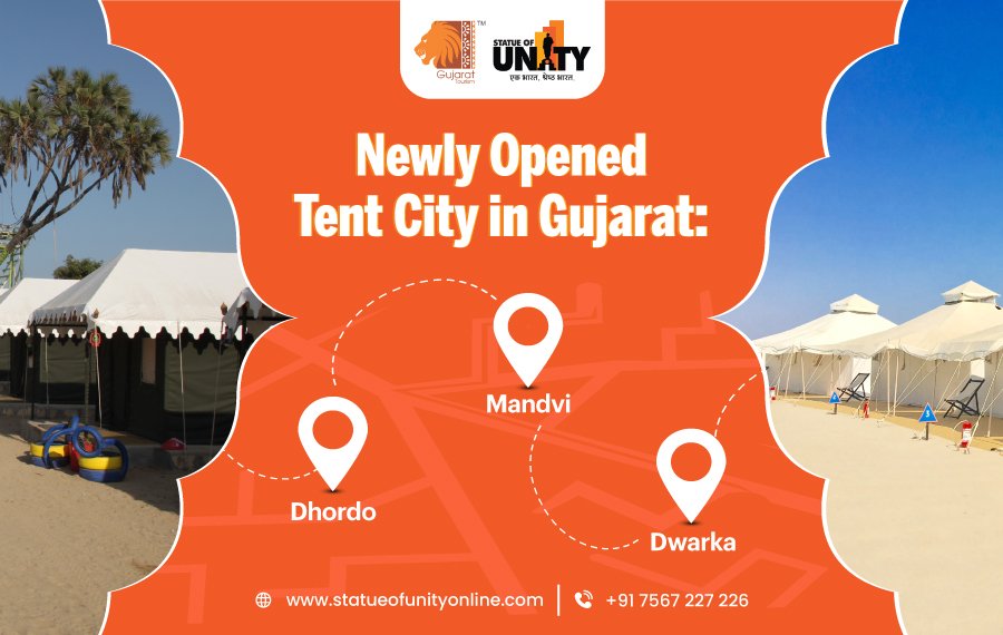 Newly Opened Tent City in Gujarat